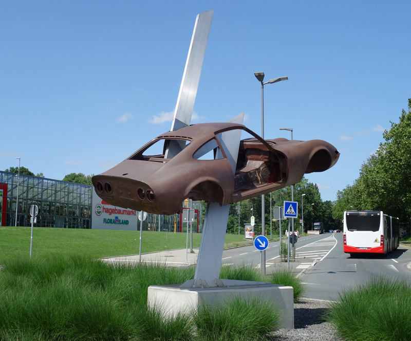 Opel GT Skulptur (© Wolfgang Hamann)