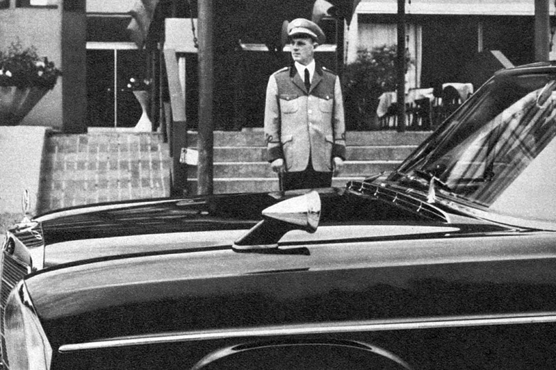 Fuba Radioantenne im Aussenspiegel