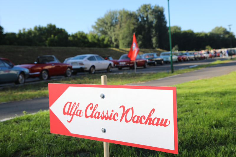 Alfa Wachau Classic - Rallye-Schild (© Silke Tauert / www.fotofeee-st.de)