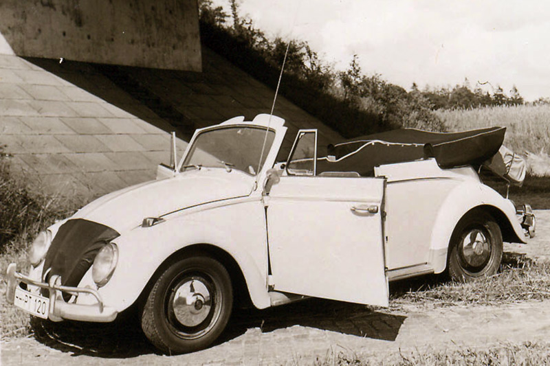 Artikelbild Käfer-Cabriolet-Dach richtig falten