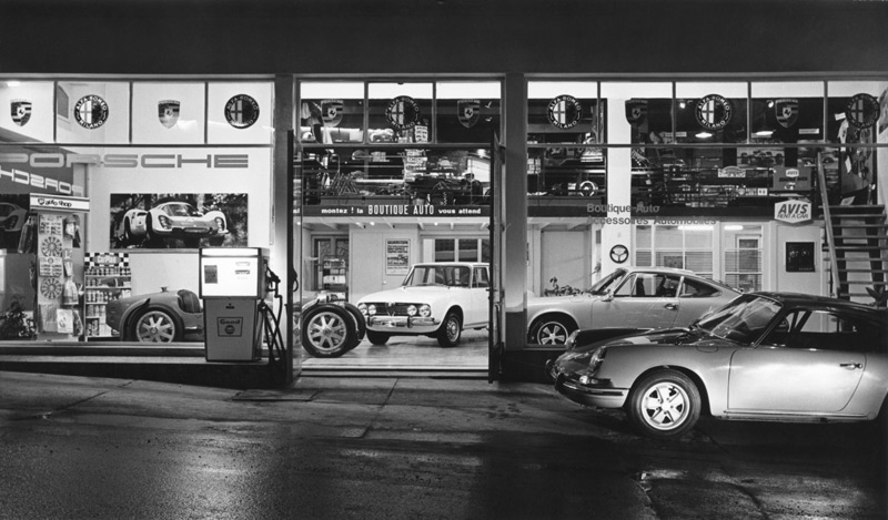 Jo Sifferts Garage und Alfa-Vertretung im Jahr 1969