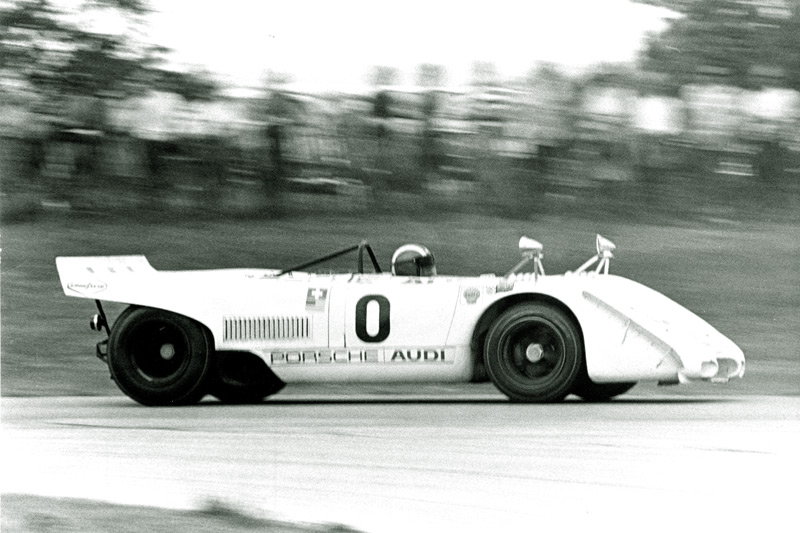 Jo Siffert im CanAm-Porsche 917 im Jahr 1969