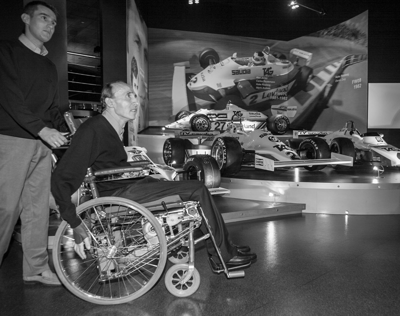 Frank Williams im Rollstuhl (© Daniel Reinhard)