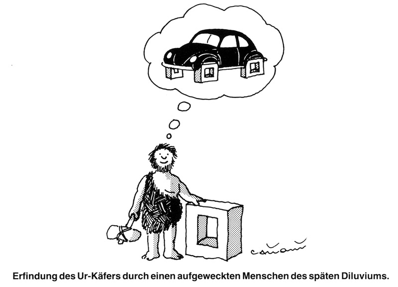 Humor mit dem VW Käfer