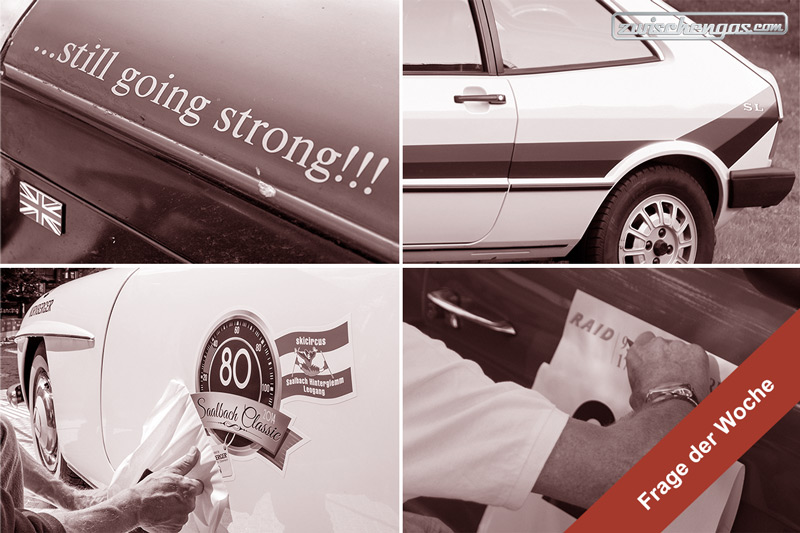 Artikelbild Better no stickers on the paintwork (question of the week)