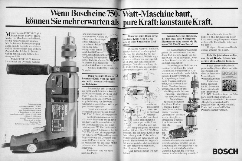 Bosch CSB 750-2E