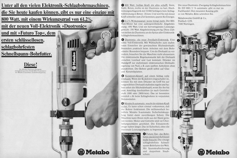 Metabo Sb ED 800 / 2 S-automatic