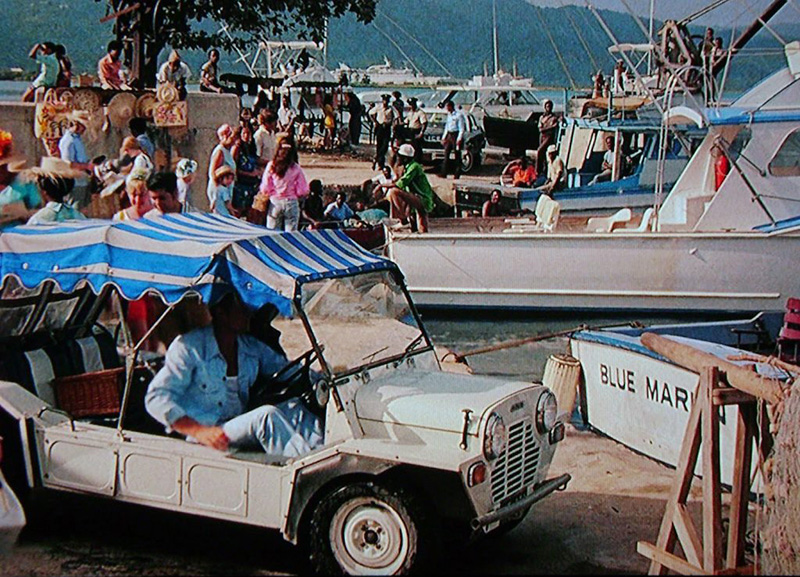 Mini Moke im Bond-Film "Live and let die"