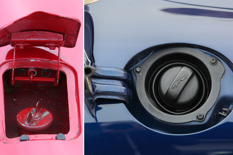 Artikelbild Tankklappen einst und jetzt