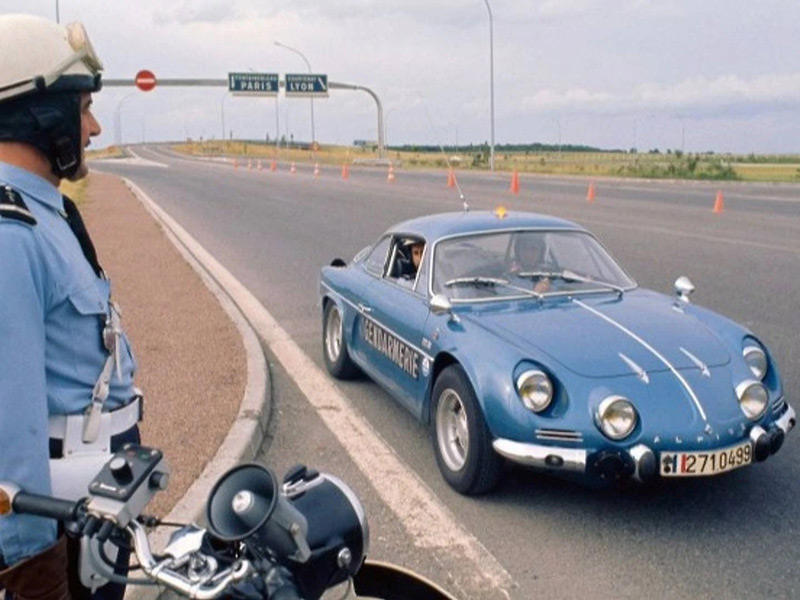 Alpine A110 für die Gendarmerie vor über 50 Jahren