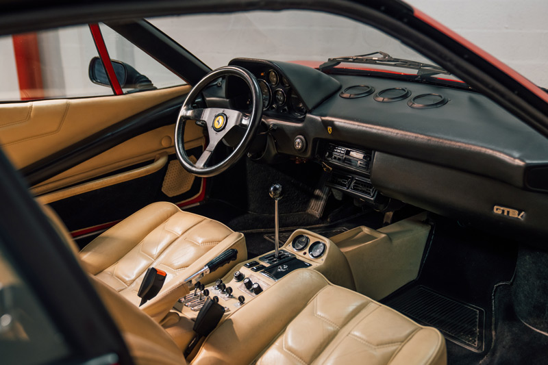 Interieur des Ferrari 308 GTB QV von 1984 (© Alex Penfold - Courtesy RM/Sotheby's