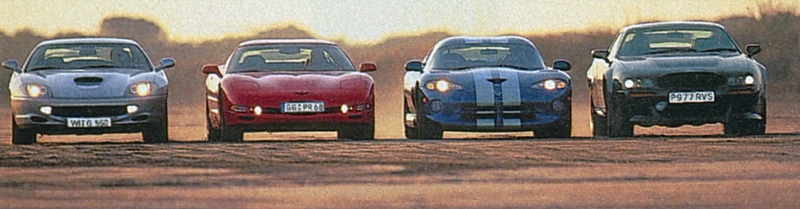 Vergleich der Supersportwagen im Jahr 1997