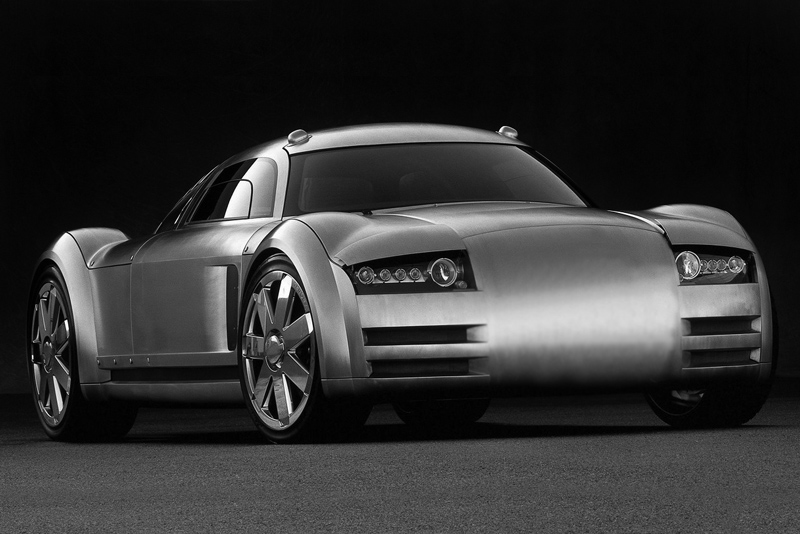 Audi Rosemeyer von 2000 - ohne Markenzeichen/Kühlergrill (© Audi)