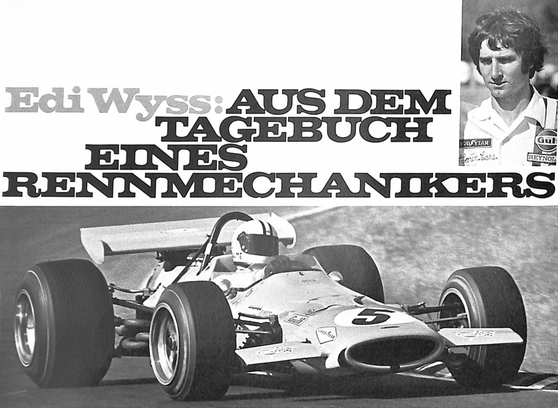 Edi Wyss - Tagebuch eines Rennmechanikers