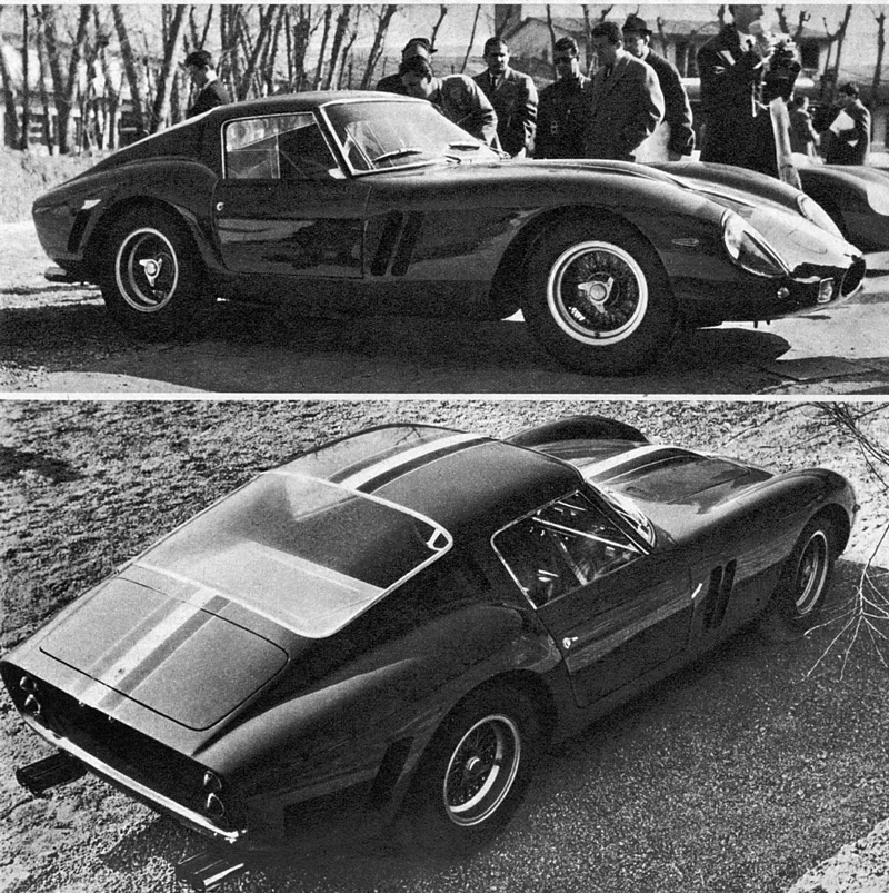 Ferrari 250 GTO bei der Präsentation im Februar 1962