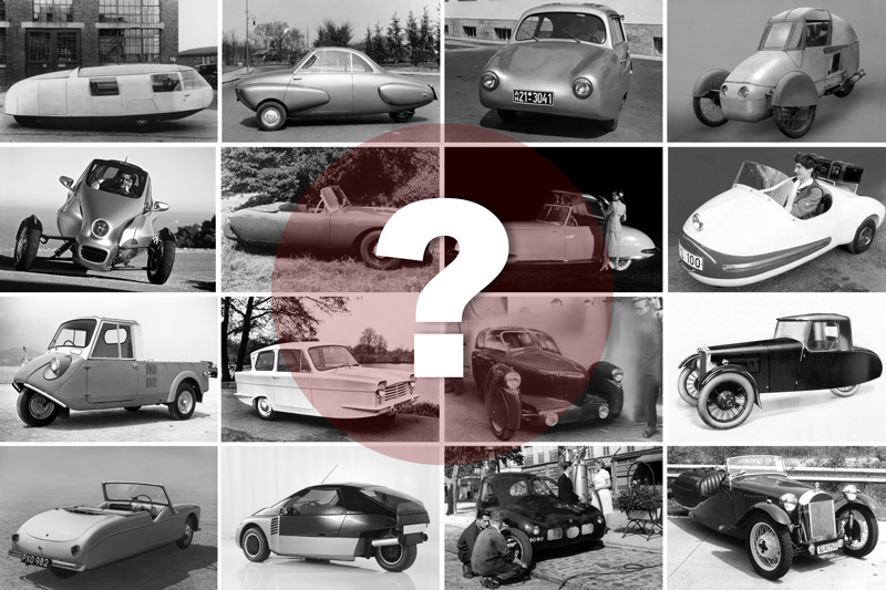 Autokennerquiz 131 - Autos mit drei Rädern
