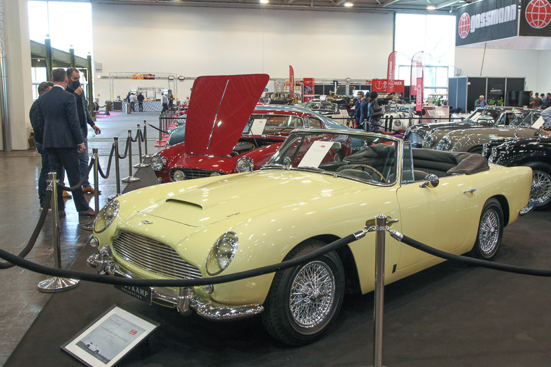 Aston Martin DB5 Convertible von 1965 an der Techno Classica 2022 (© Bruno von Rotz)