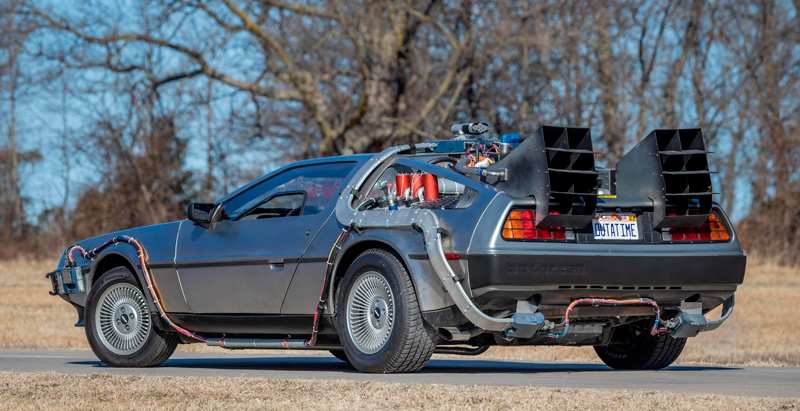 Back to the Future DeLorean DMC-12 (© Mecum)