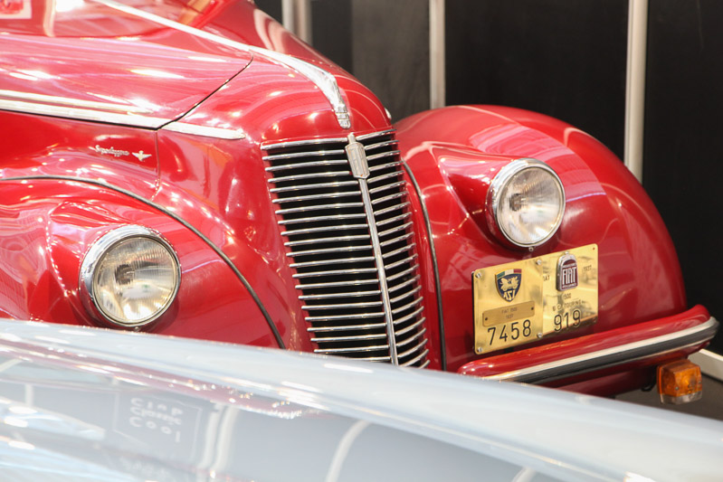 Fiat mit Touring Superleggera-Karosserie an der Techno Classica 2022 (© Bruno von Rotz)