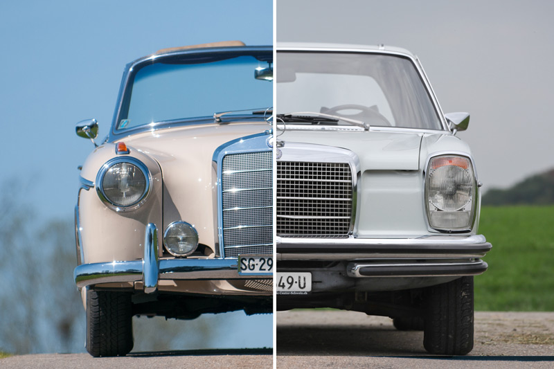 Mercedes-Benz 1959 und 1969 (© Balz Schreier / Bruno von Rotz)
