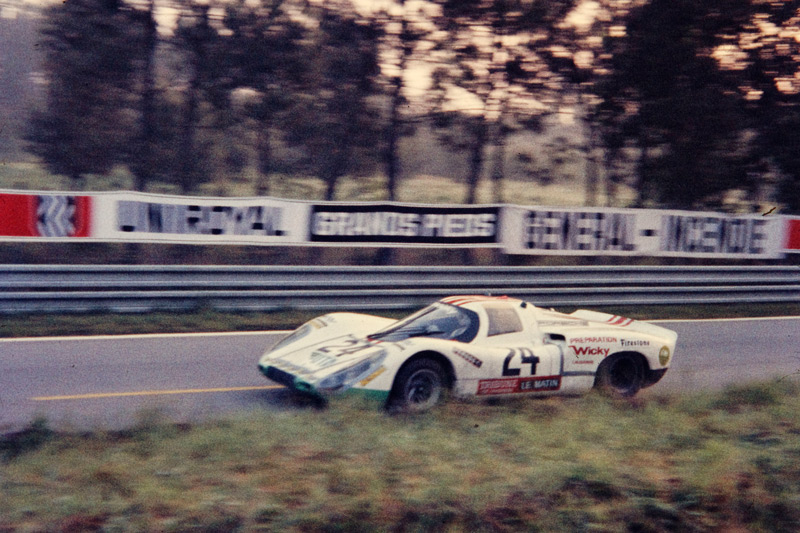 Porsche 907 von Brun/Mattli in Le Mans im Jahr 1971 (© Mark Le Beller)