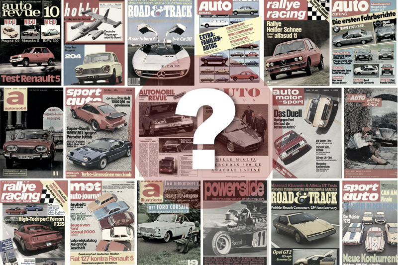 Quiz 134 - Autozeitschriften