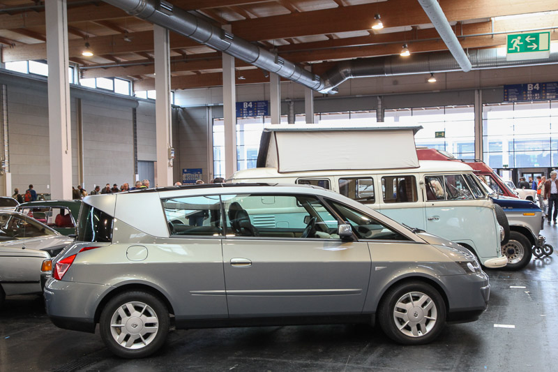 Renault Avantime von 2022 an der Motorworld Classics Bodensee 2022 (© Bruno von Rotz)