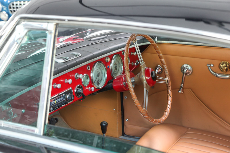 Cockpit des MG TC Vignale von 1953 (© Bruno von Rotz)