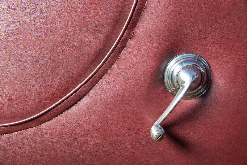 Die Türverkleidung eines Alfa Romeo 1900 C von 1956