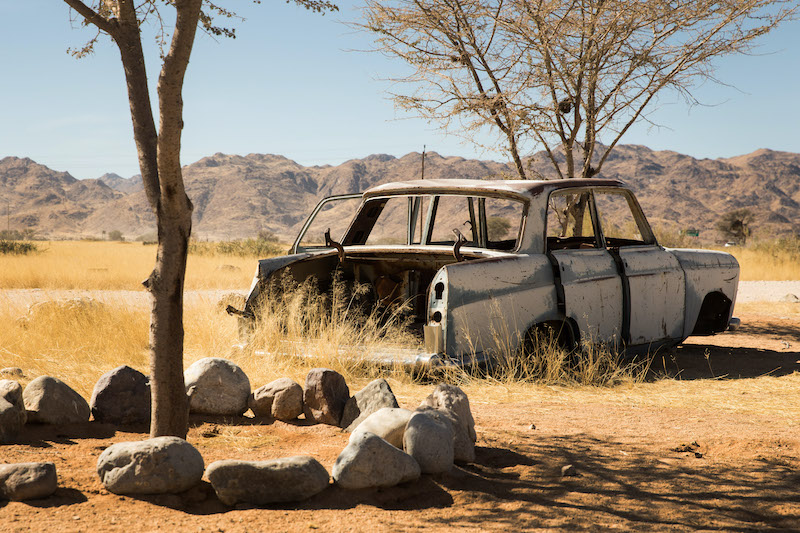 Austin in Namibia (© Daniel Reinhard)