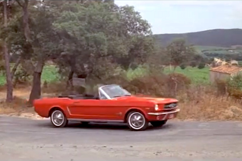 Der 1964er Ford Mustang Convertible in "Der Gendarm von Saint Tropez"