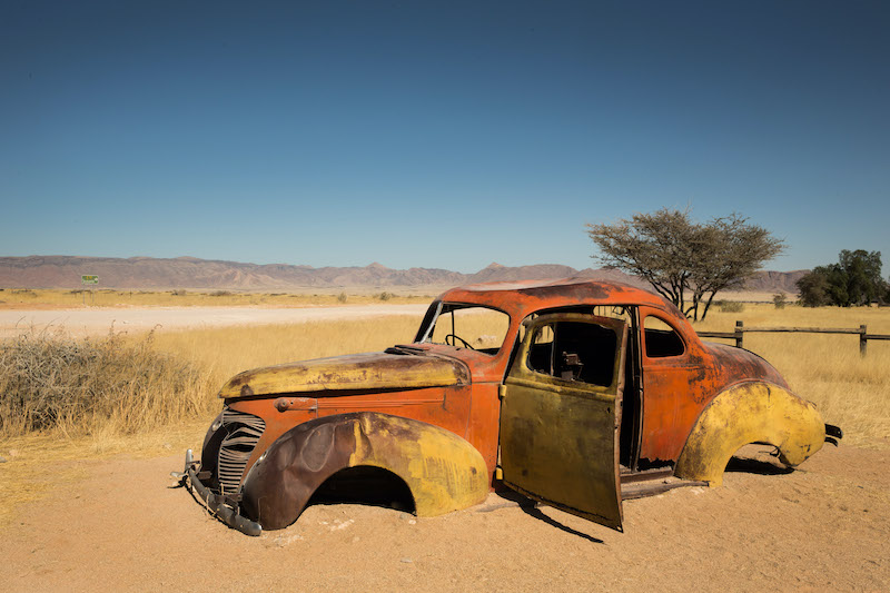 Hudson in Namibia (© Daniel Reinhard)