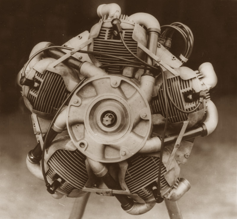 Fünfzylinder-Sternmotor für den Messerschmitt P 511 von 1953