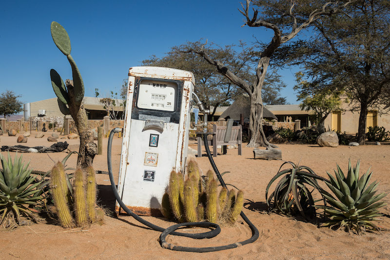 Tankstelle in Namibia (© Daniel Reinhard)