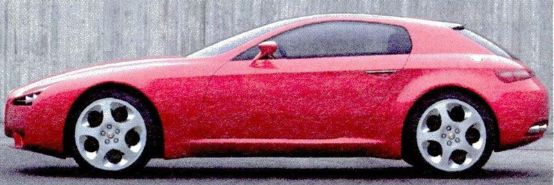 Konzeptfahrzeug Giugiaro Alfa Romeo Brera von 2002 (© AR)