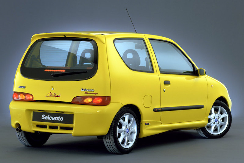 Der Fiat Seicento Sporting Michael Schumacher Worldchampion Edition von 2001