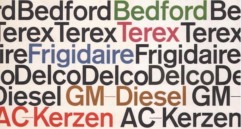 Werbeanzeige von General Motors Suisse