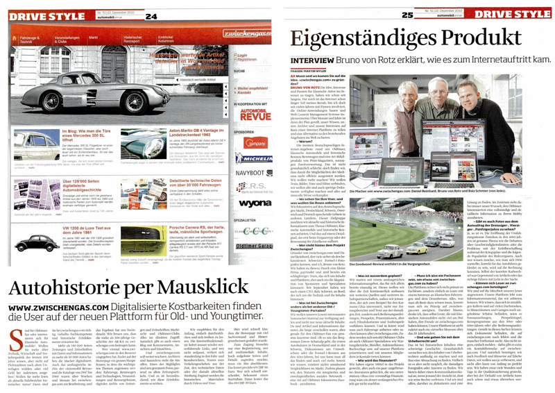 AR 51/2010 - Zwischengas in der Zeitung