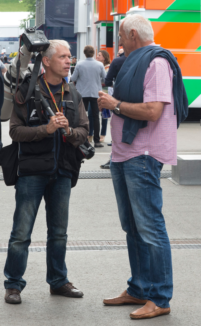 Begegnung Daniel Reinhard mit Didi Mateschitz