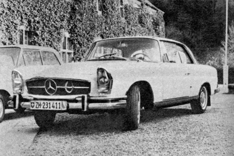 Der für Vico Torriani umgebaute Mercedes-Benz 220 SE