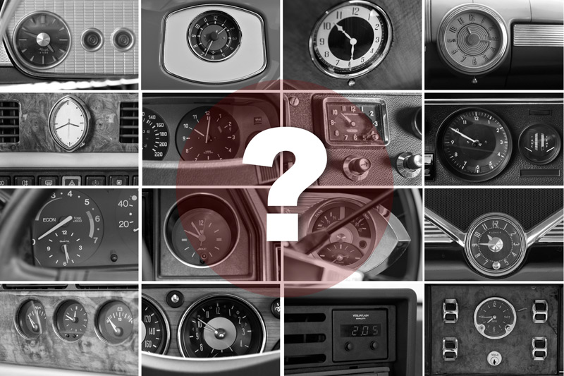 Autokennerquiz 141 - Die Uhr im Automobil