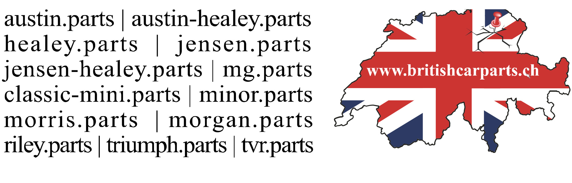 Websites und Logo britishcarparts.ch