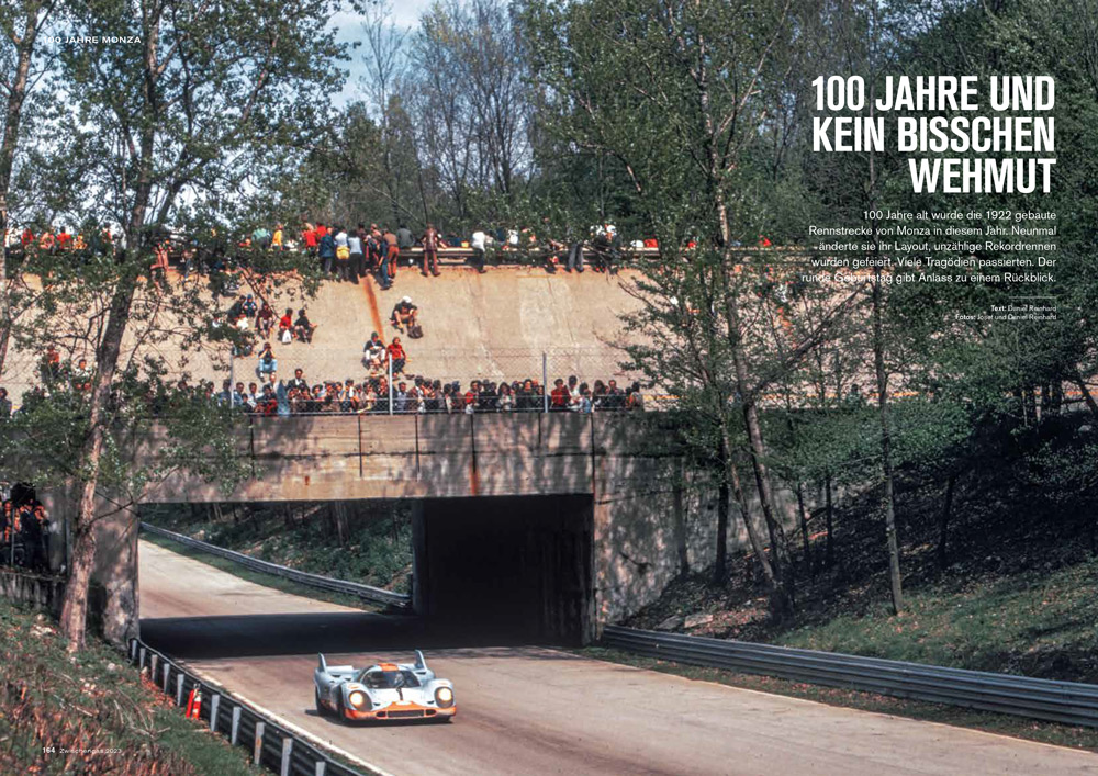 Zwischengas Jahresmagazin 2023 - Artikel 100 Jahre Monza