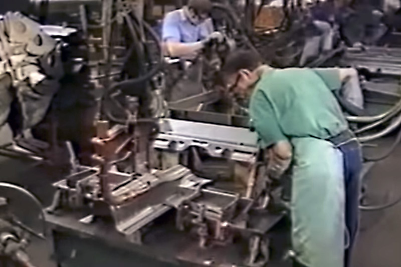 Produktion bei Jaguar im Jahr 1984