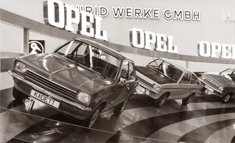 Opel Kadett C an der IAA 1973