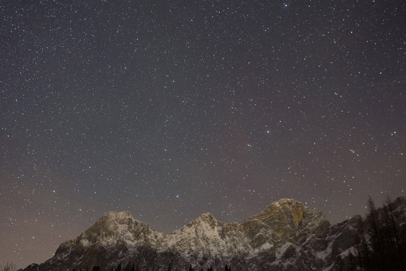 Sternenklare Nacht an der Planai-Classic 2023 (© Daniel Reinhard)