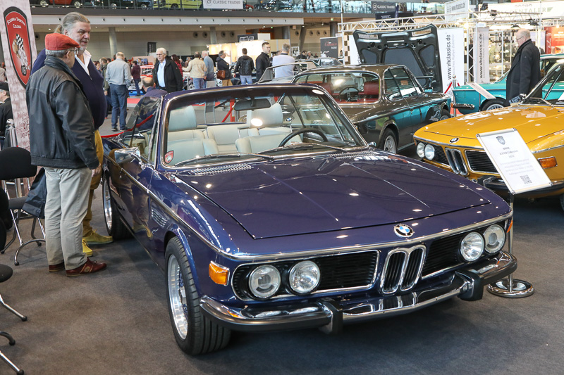 BMW 3,5 CSi Cabriolet von 1973 an der Retro Classics 2023 (© Bruno von Rotz)