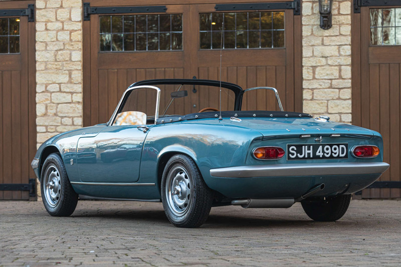 Emma Peel Lotus Elan S3 von 1966 (© Silverstone Auctions)
