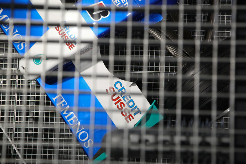 Credit Suisse als Sponsor von Sauber F1 (© Bruno von Rotz)