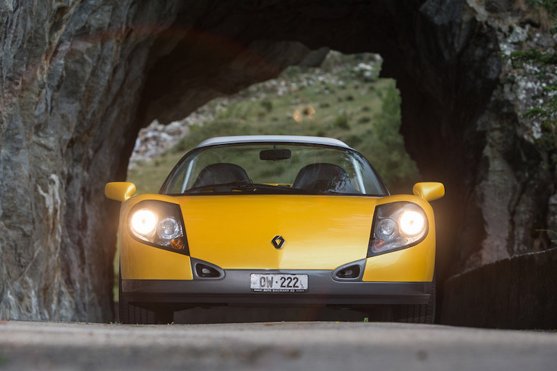 Frontansicht eines Renault Sport Spider